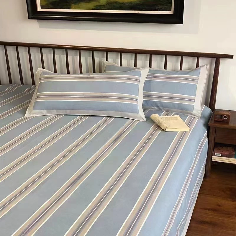 加密加厚老粗布四季毯凉席三件套(宽包边)