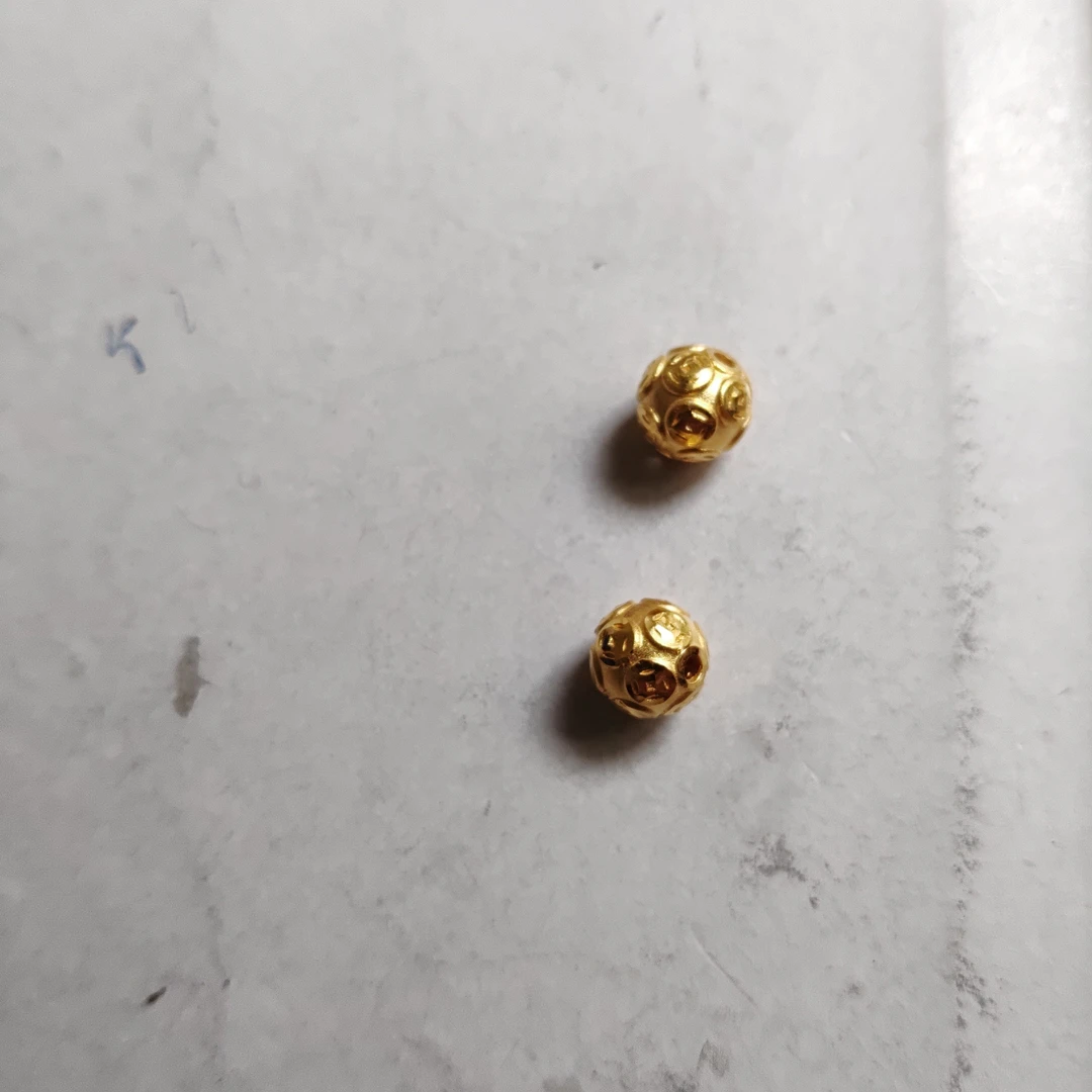 金元宝足金999貔貅珠子首饰