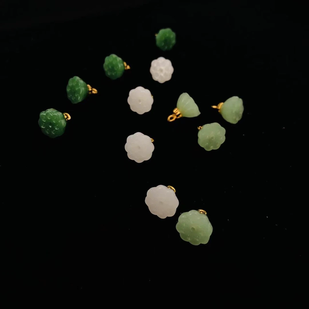 彩色盘扣扣子中式旗袍唐装汉服复古珠光小纽扣