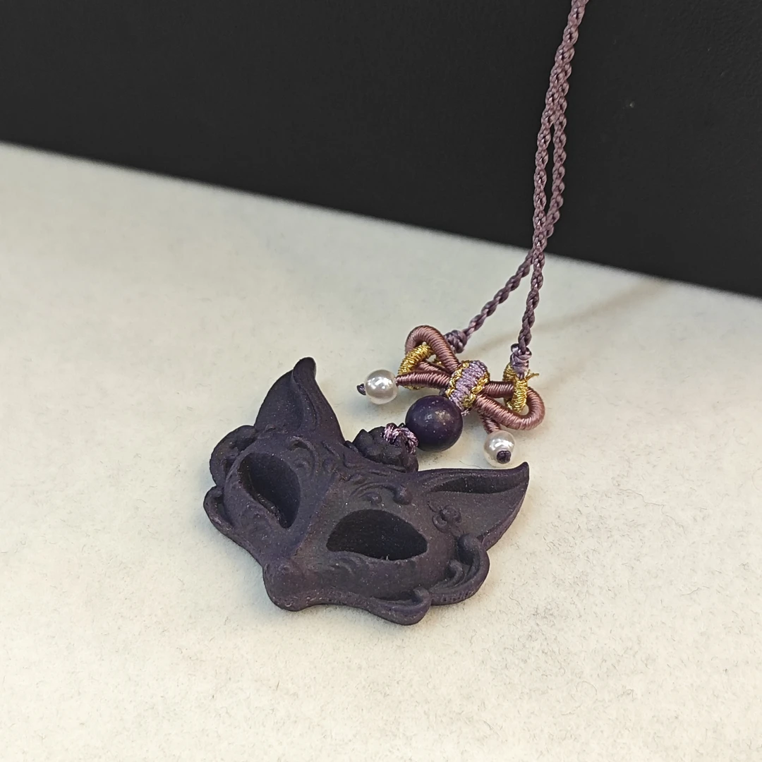 紫气东来狐狸面具合香珠吊坠L128 qx