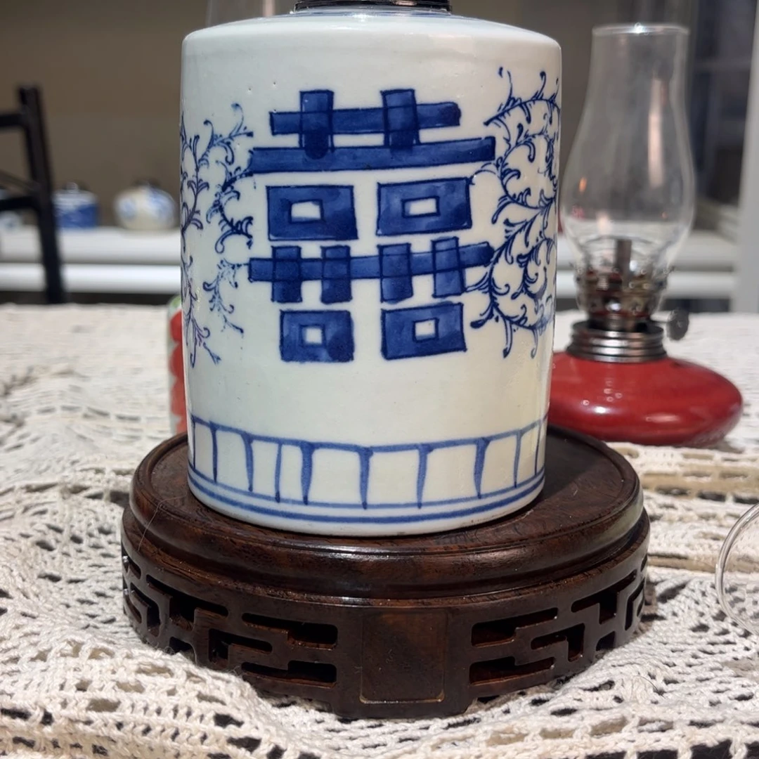 摆件景德镇陶瓷香薰灯