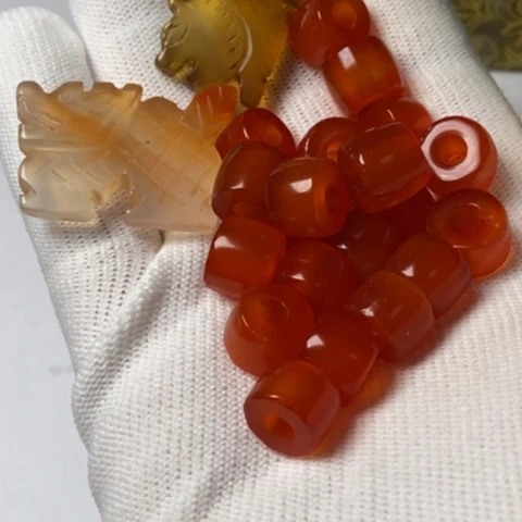 蛋***儿玛瑙/玉髓未镶嵌珠子