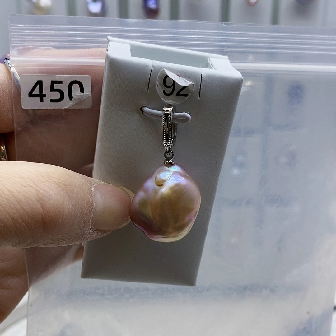 颈饰合金淡水珍珠