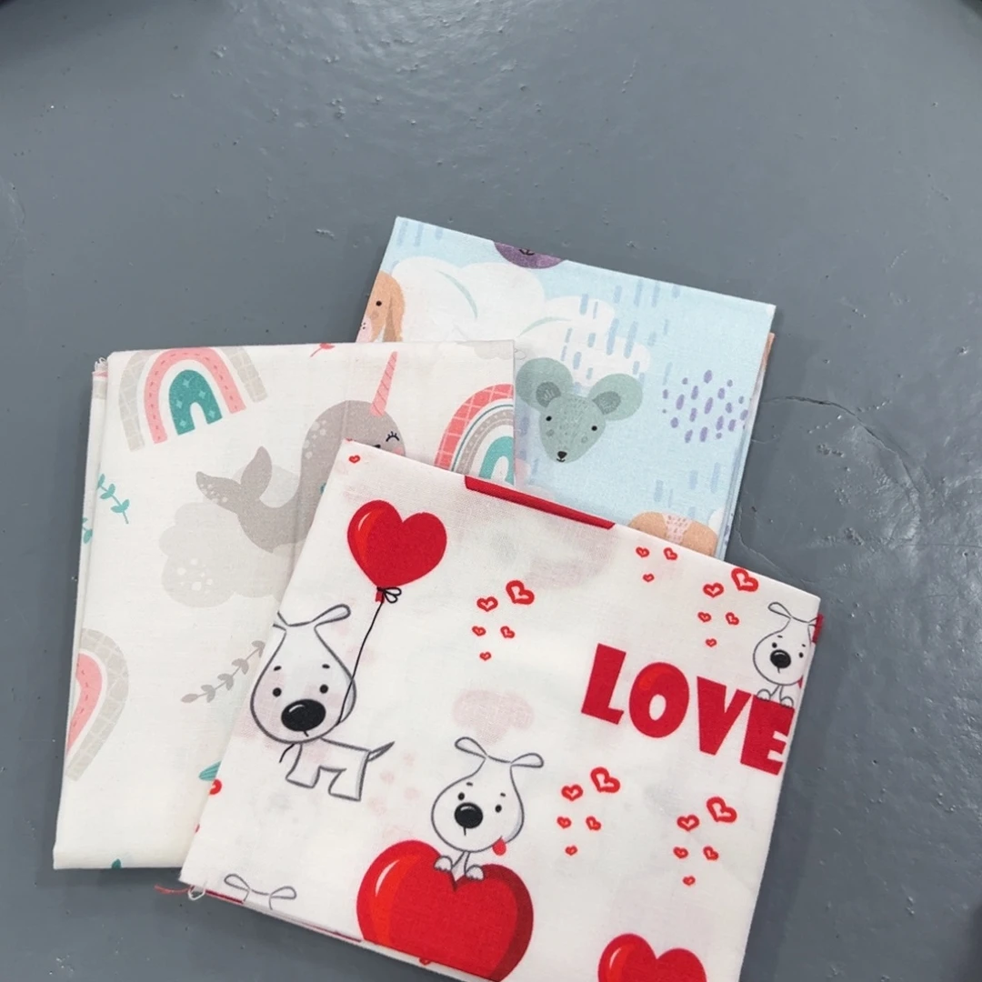 3片纯棉平布45.50一片果子布艺