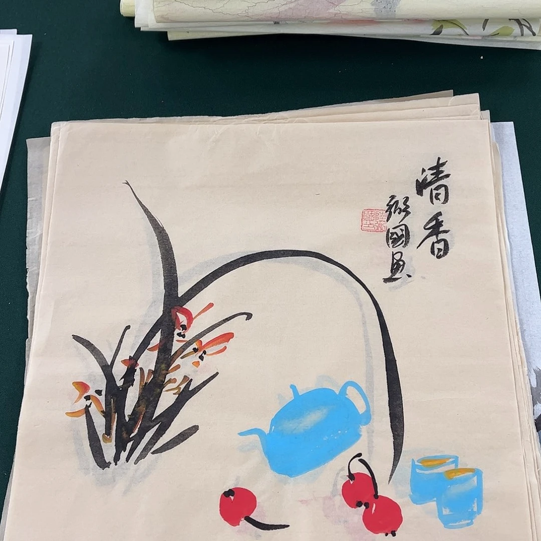 国画宣纸国画作品纯手绘