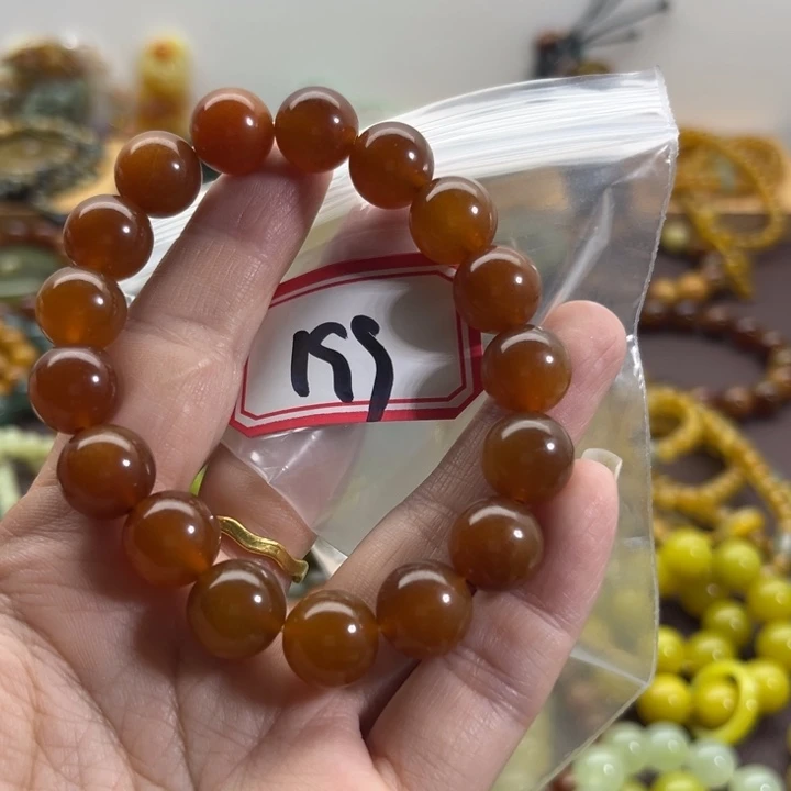 未镶嵌蛇纹石玉手链