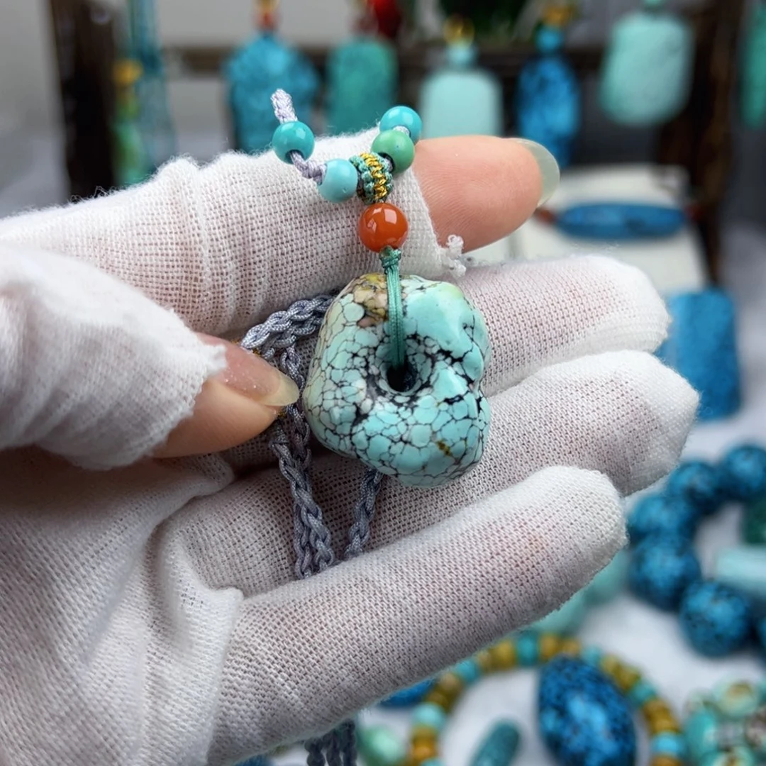 绿松石珠宝奇石未镶嵌