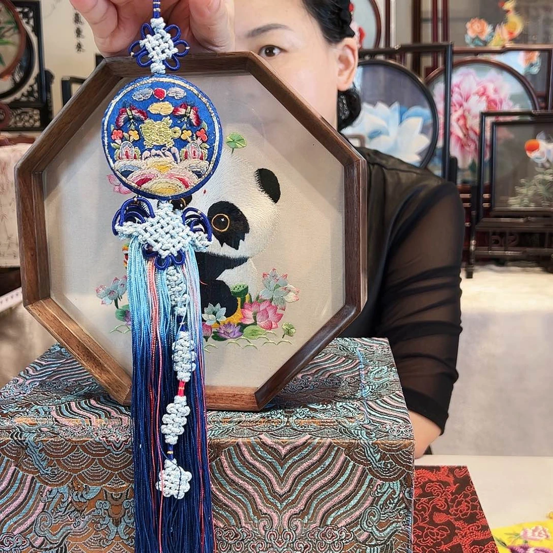 织绣苏绣挂件手工