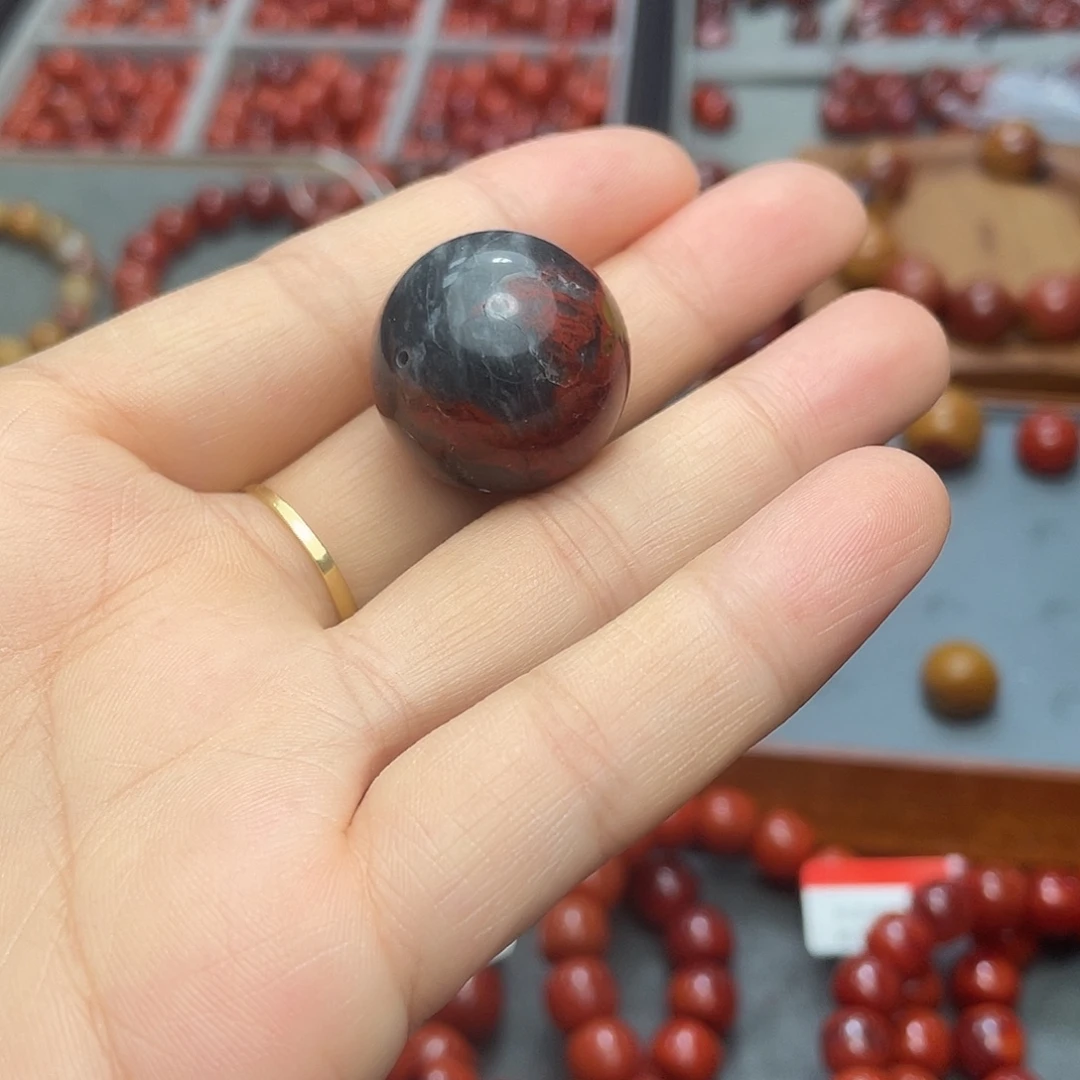 未镶嵌单珠南红玛瑙23