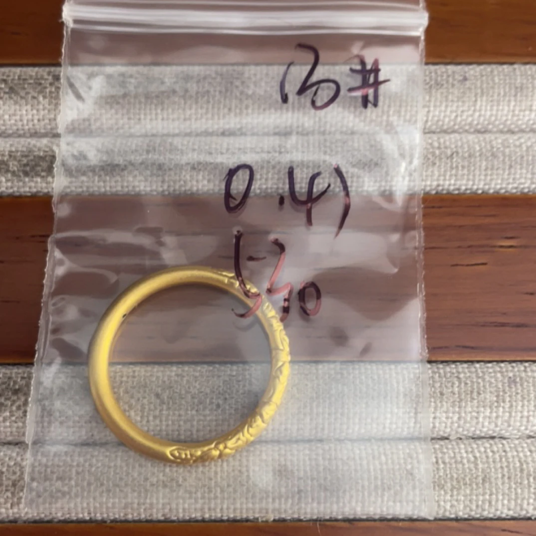 A3克重0.41 13号 樱花戒指 足金999