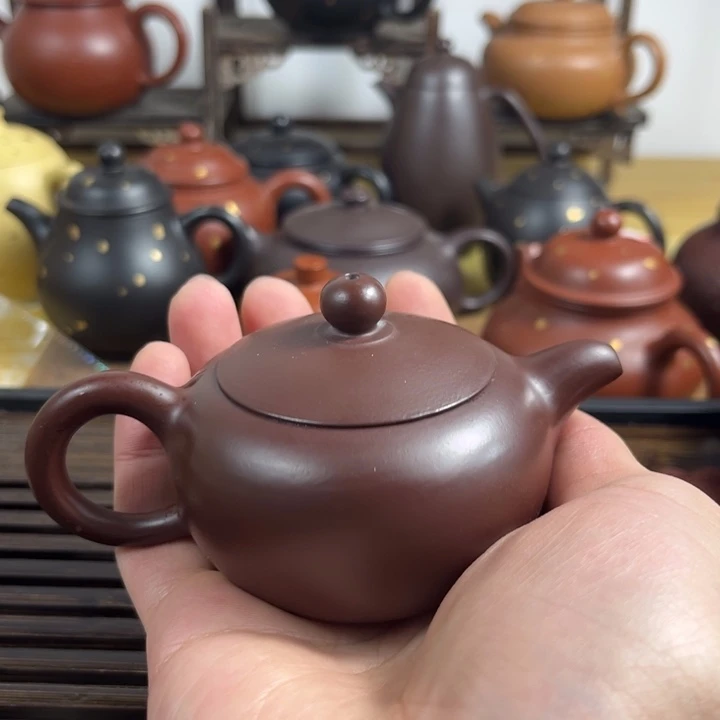 紫砂茶壶原矿紫砂半手工制作