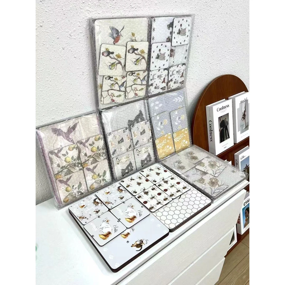 K251743 隔热软木垫套装 餐桌隔热垫