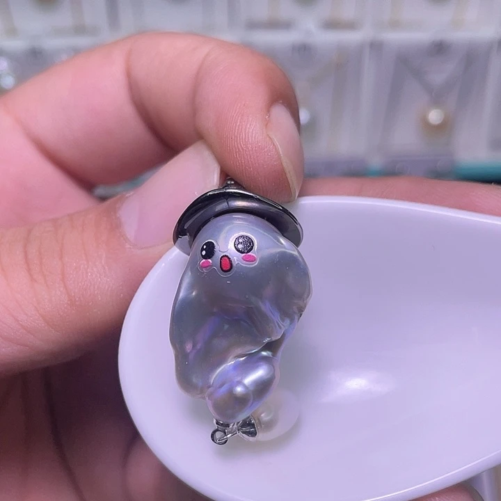 颈饰合金淡水珍珠66