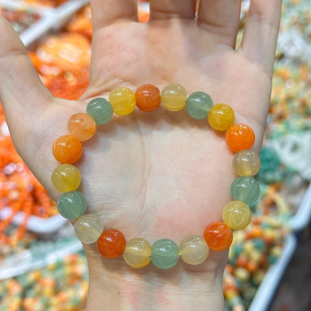 【假一赔三】保真多宝卡10南瓜珠型手串多样性发一