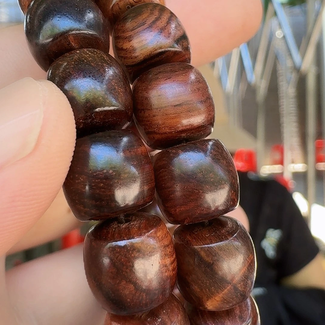 黄花梨/降香黄檀手串/手链海南黄花梨卡11