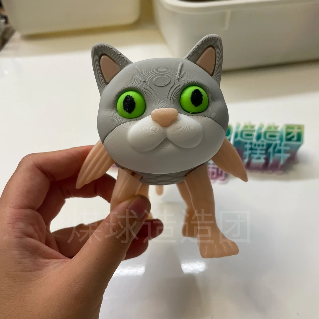 3D打印国外山海经系列人腿猫鱼 Trulimero Trulicina