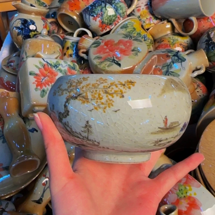 瓷片景德镇陶瓷手工手绘