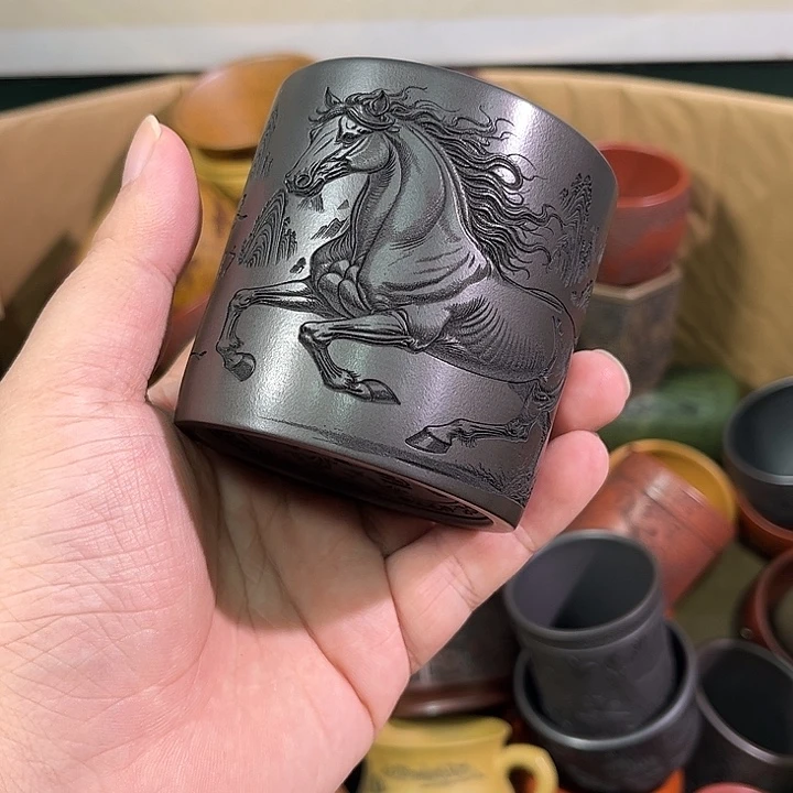 茶杯紫砂全手工紫砂主人杯