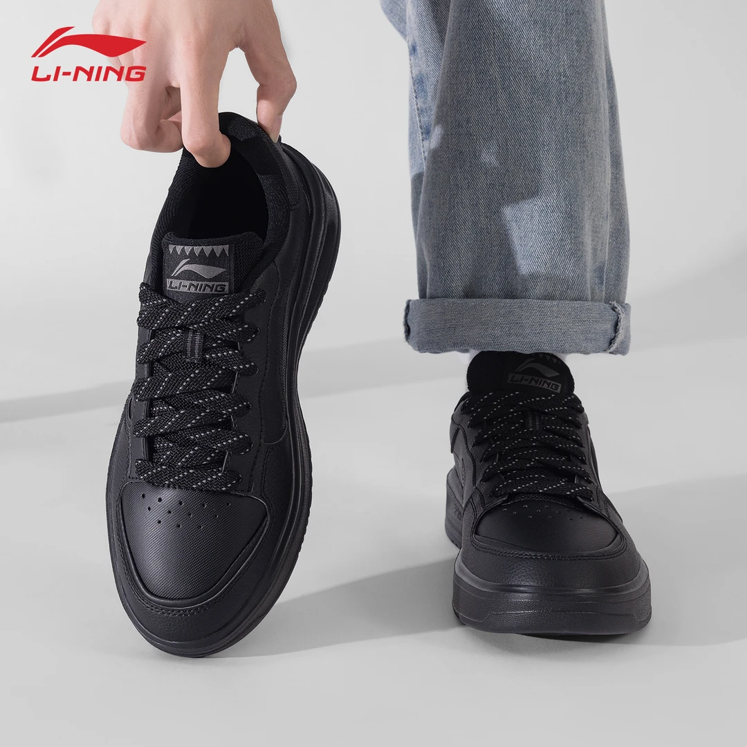 李宁元宵男鞋板鞋增高轻软运动2025新款官方正品低帮潮流休闲鞋