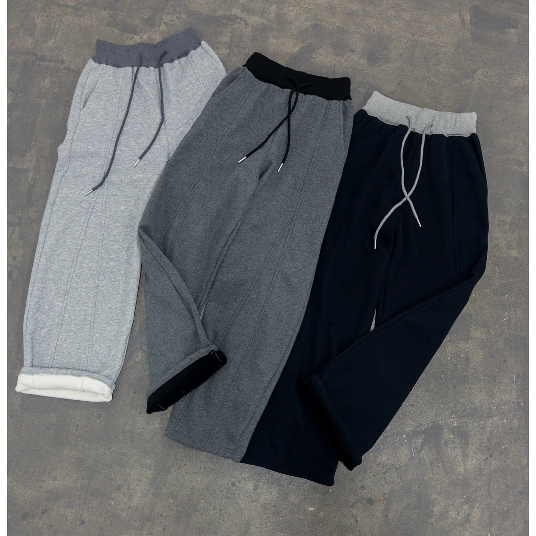 【长裤系列】韩系卫裤-加绒松弛感长裤 柔感百搭休闲裤显瘦不挑身材