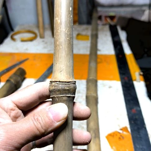 心**快实心玉竹毛料手持