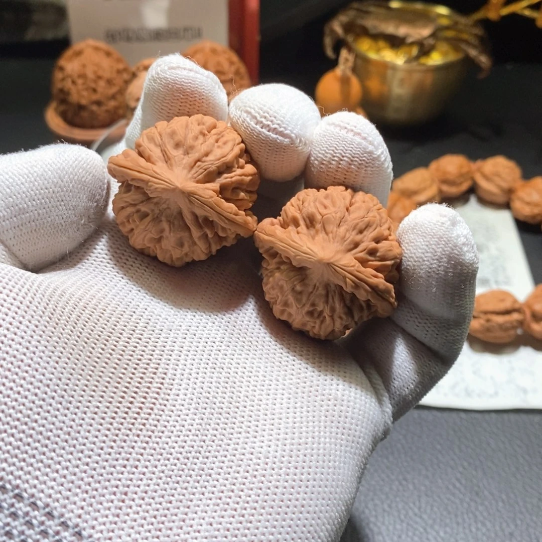 手串文玩核桃0043莲花35（修）