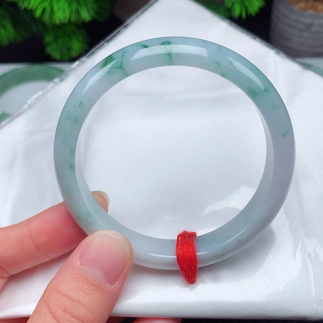 翡翠未镶嵌手镯59圈