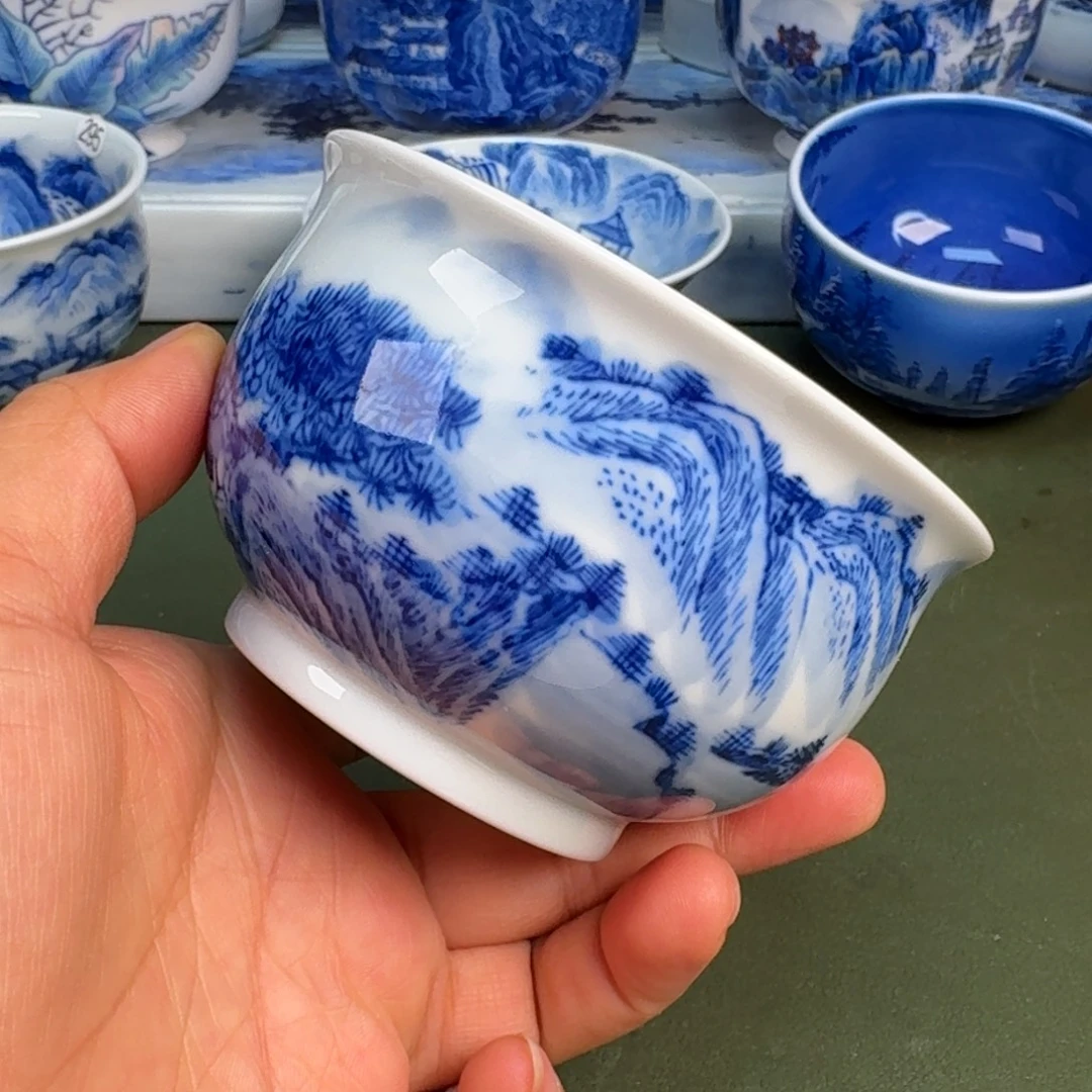 瓷景德镇纯手绘茶具圆圆203
