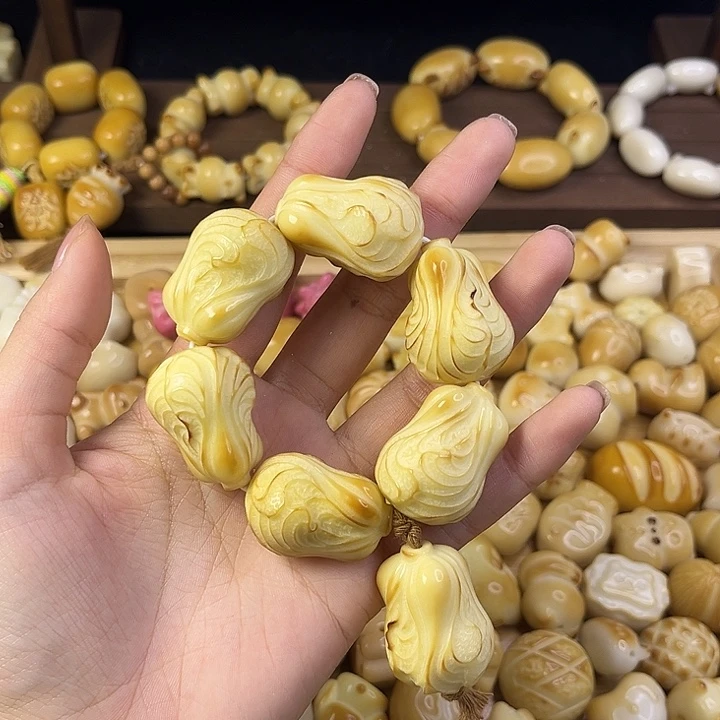 菩提根/象牙果吊坠卡2930白菜