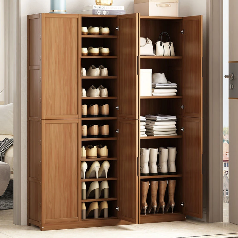 新疆包邮加高鞋柜简易鞋柜大容量超大非实木家用门口多层特厚多功