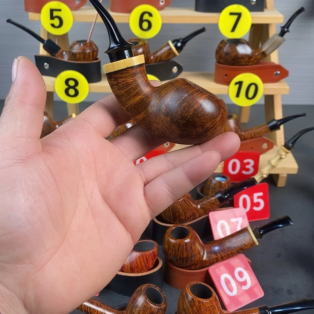 石楠木手工烟斗桌斗河豚