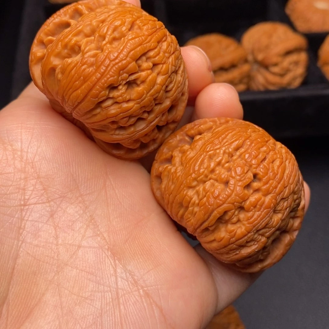 文玩核桃把件秦岭野生核桃