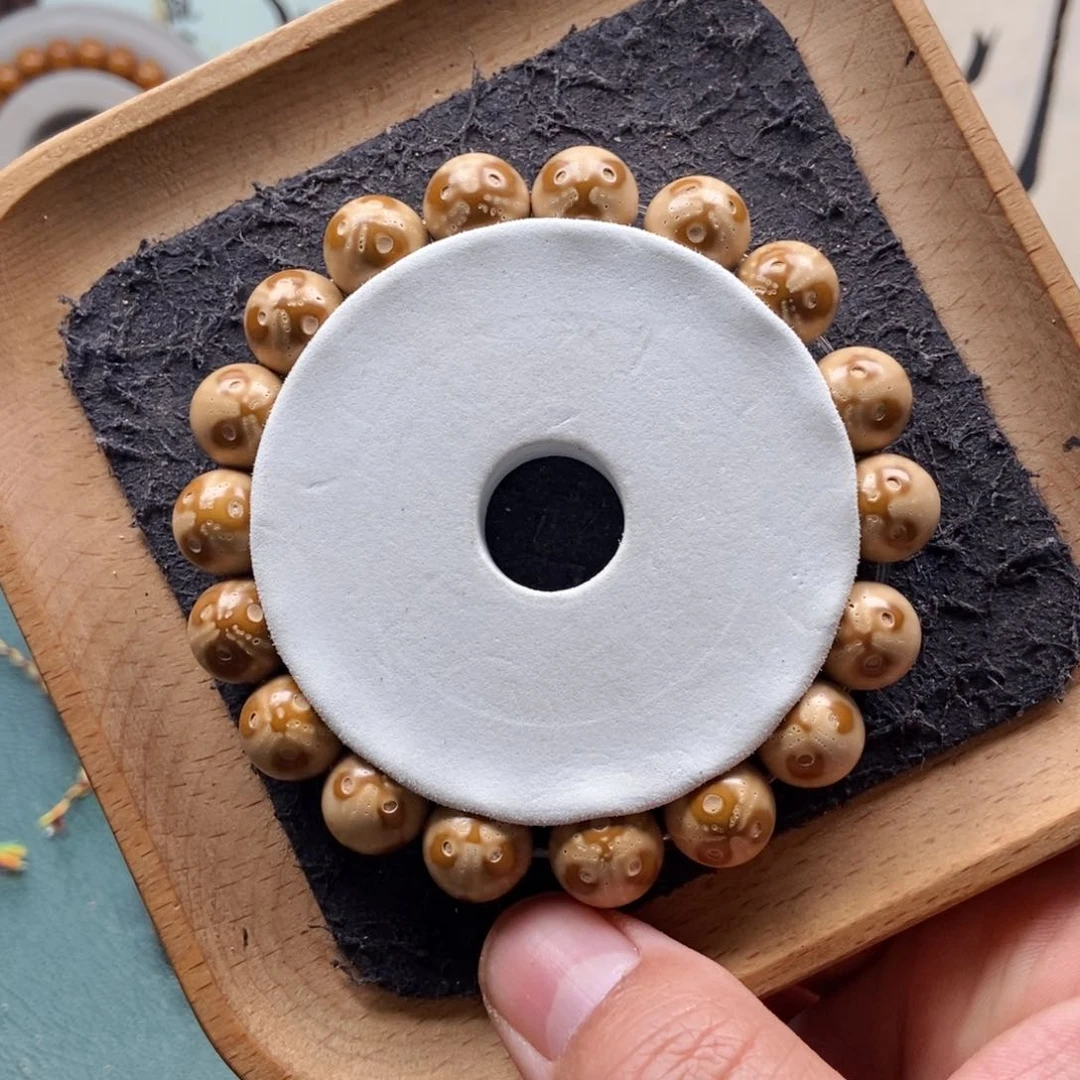 紫金鼠手串12mm精品熊猫