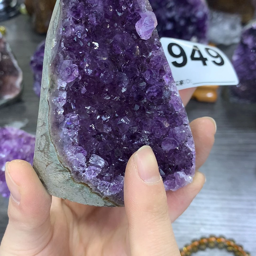 紫晶珠宝半成品未镶嵌949