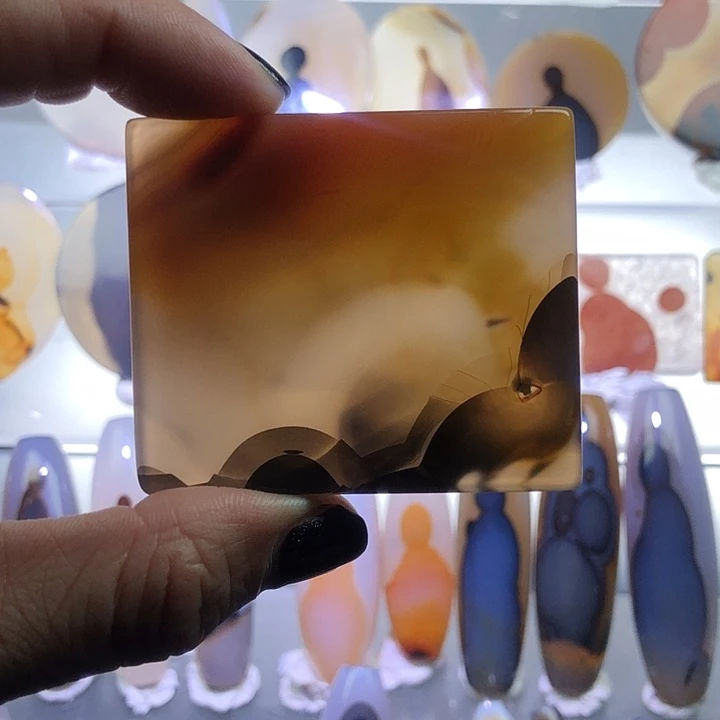 玛瑙/玉髓合金颈饰12