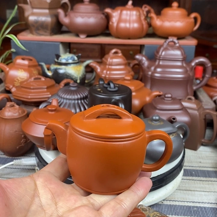 茶壶紫砂汉瓦120-200cc原矿赵庄朱泥特价