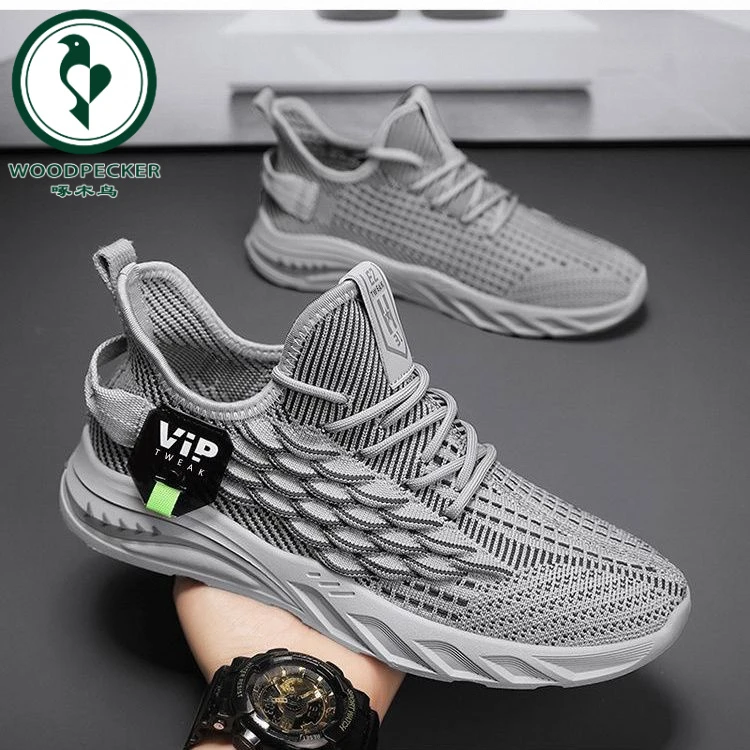 【正品】啄木鸟夏季2025新款潮流百搭休闲透气防滑跑步椰子一脚蹬