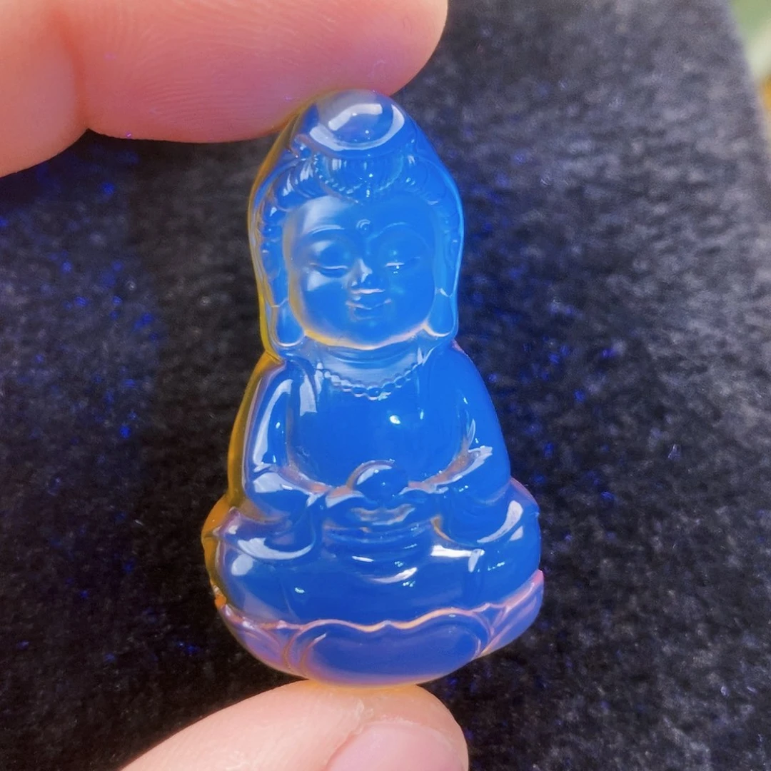 【闪购商品】蓝珀吊坠(不含链)未镶嵌