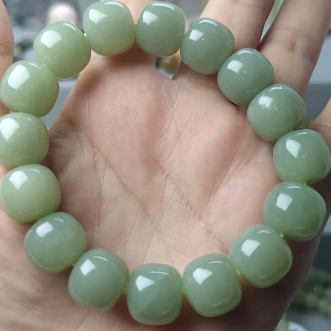 和田玉（糖玉）未镶嵌手链