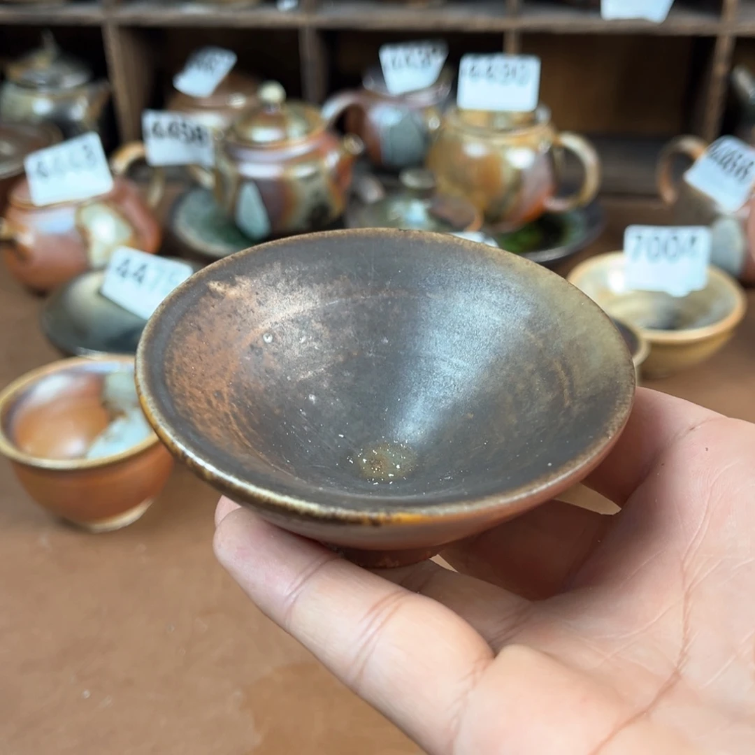 杯柴烧茶器主人杯