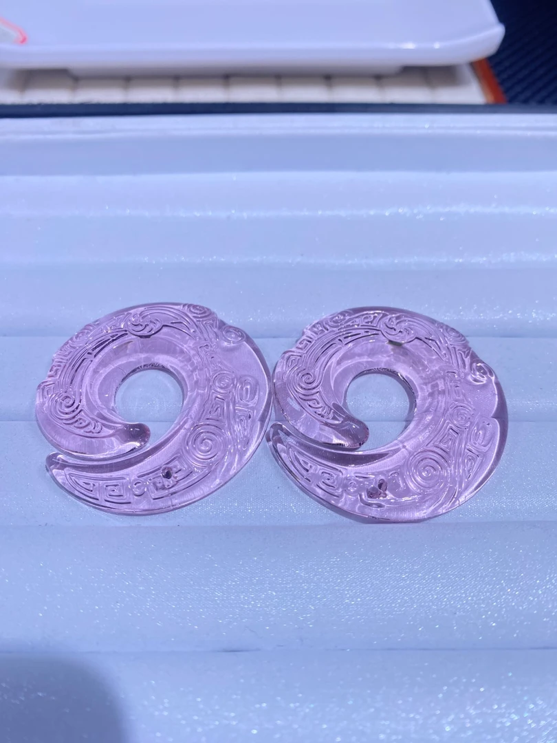 粉色时来运转圆牌发一个L65