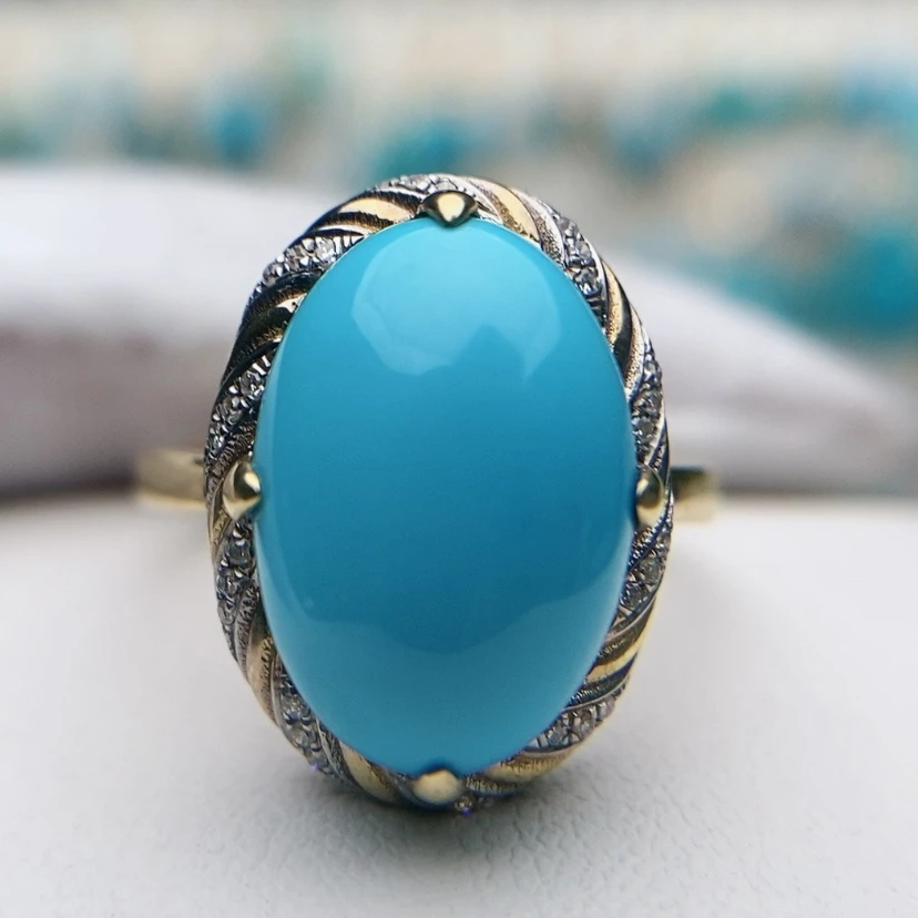 【闪购商品】绿松石配饰18K金镶嵌