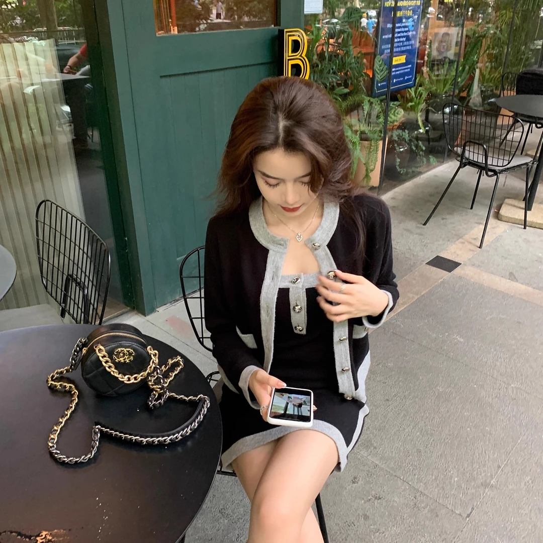 E轮E29 100wool偷取浪漫/撞色小香背心