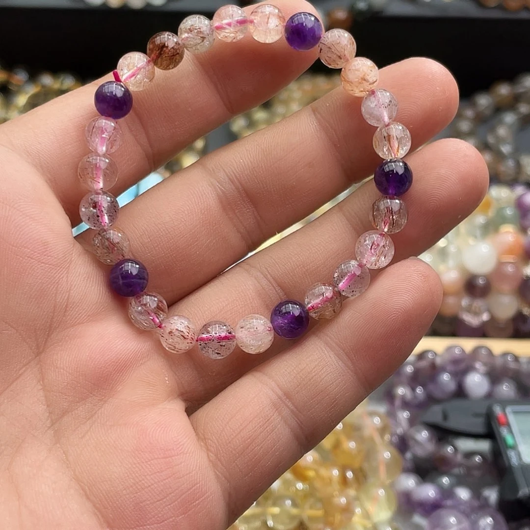 水晶手链未镶嵌卡7小超七