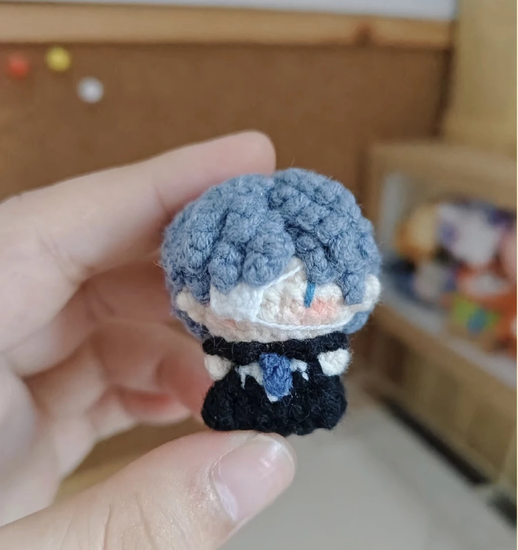 毛线钩织玩偶包包