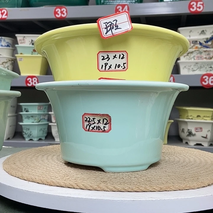 紫砂紫砂花盆6868