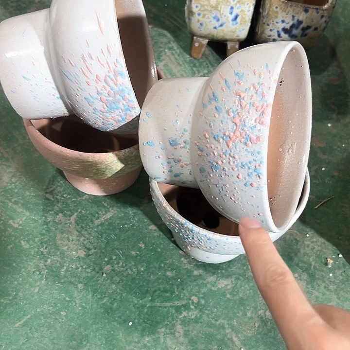 紫砂花盆花盆花盆花色跑得快