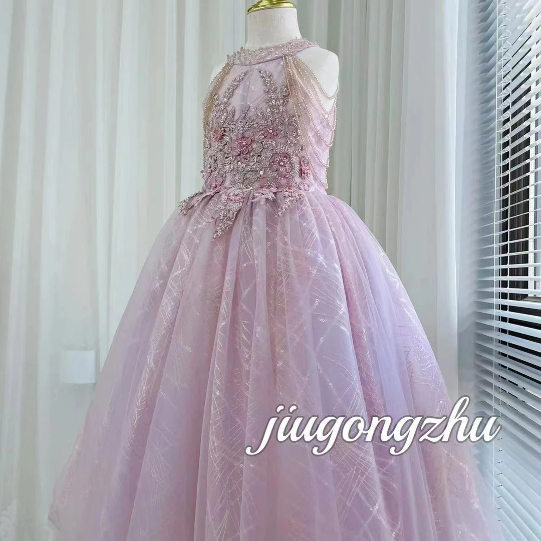 【彼岸之诗】高端女童公主裙生日小主持人礼服走秀钢琴演出服装