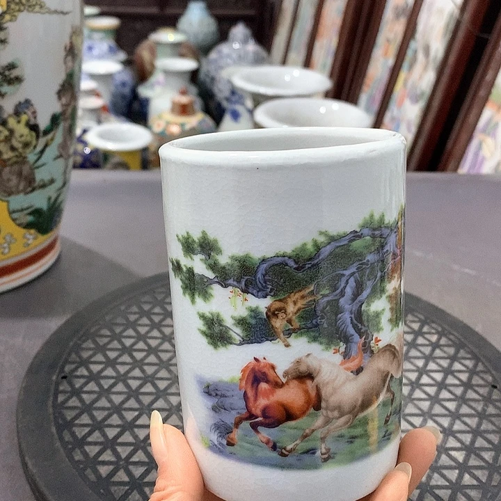 摆件陶博古架陶瓷摆件