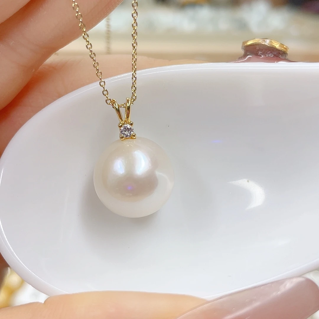 淡水珍珠未镶嵌吊坠(赠链)